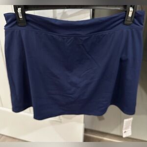Lands' End Navy Swim Skirt